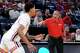 Houston head coach Kelvin Sampson instructs players during the first half in the second round of the NCAA college basketball tournament in Oklahoma City, Saturday, March 21, 2026.