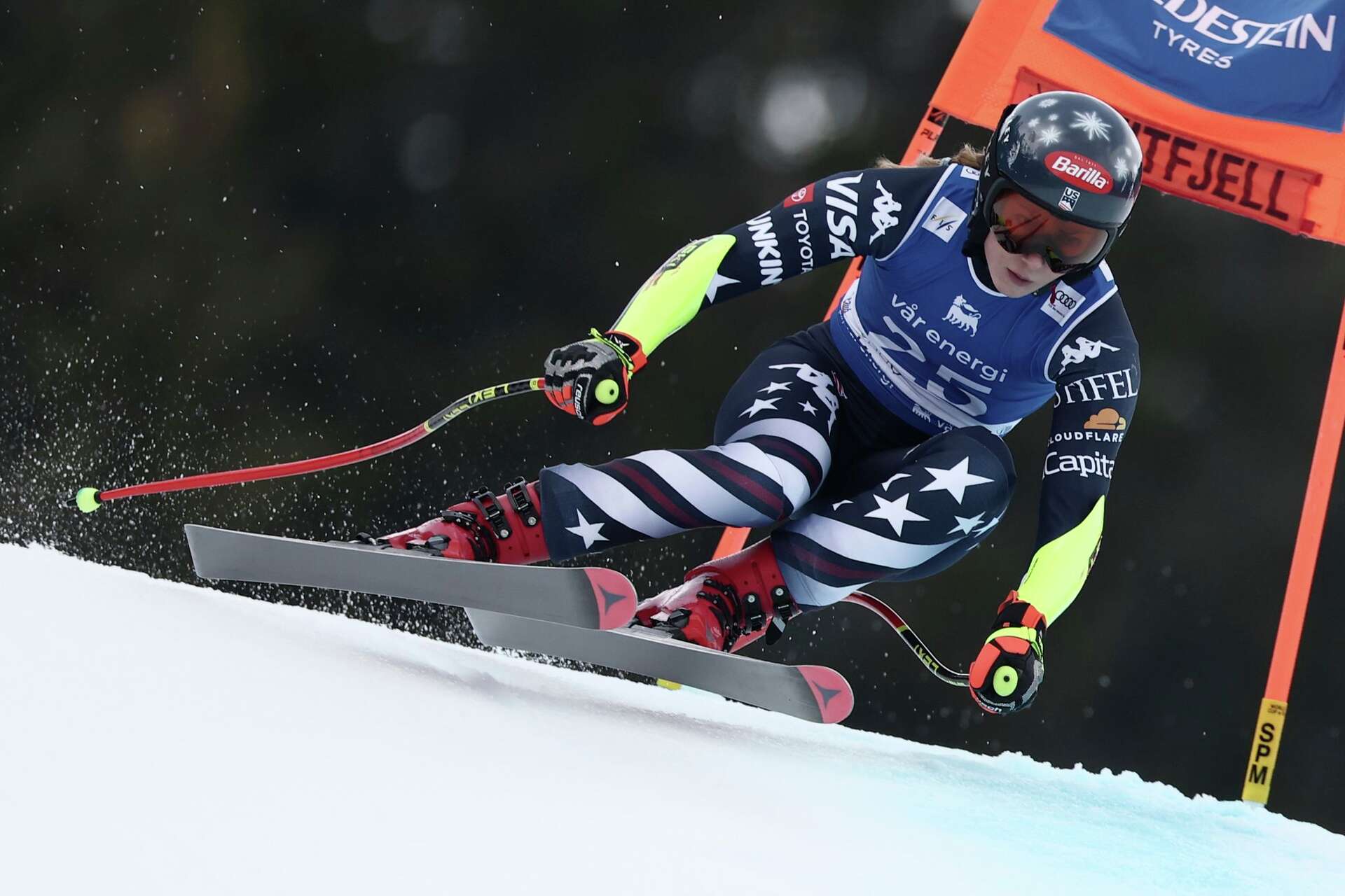 Goggia wins to lock up World Cup super-G title. Aicher further