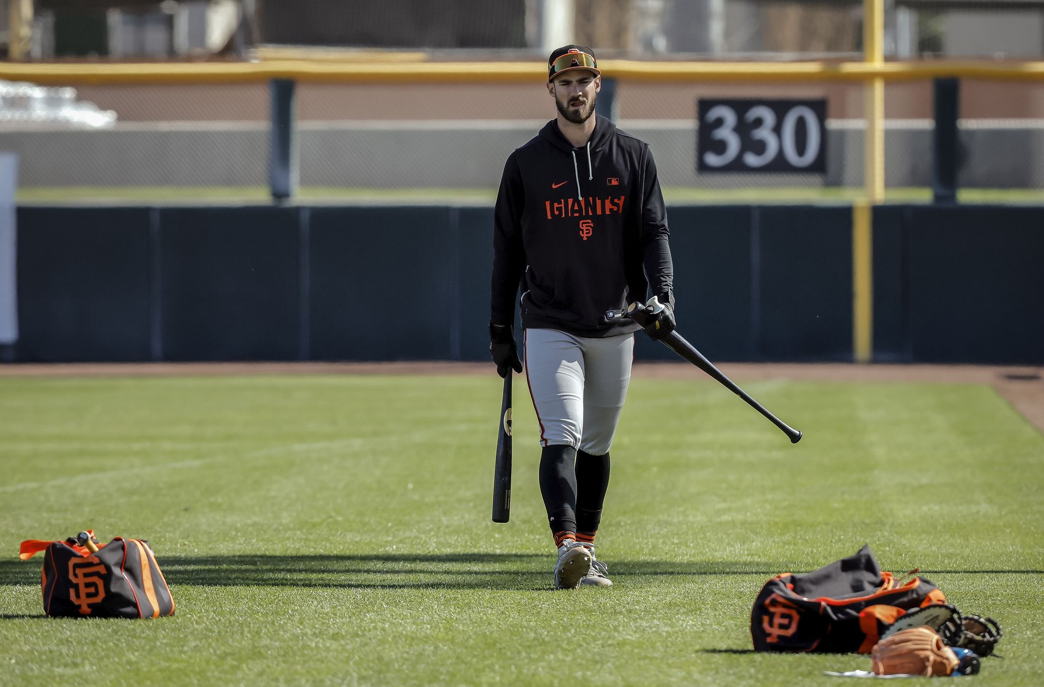 How did Giants’ top prospect Bryce Eldridge react to being sent down?