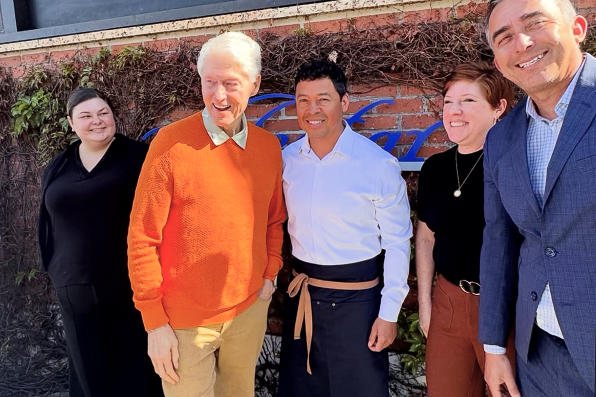 Former President Bill Clinton just ate brunch with Gavin Newsom at SF restaurant