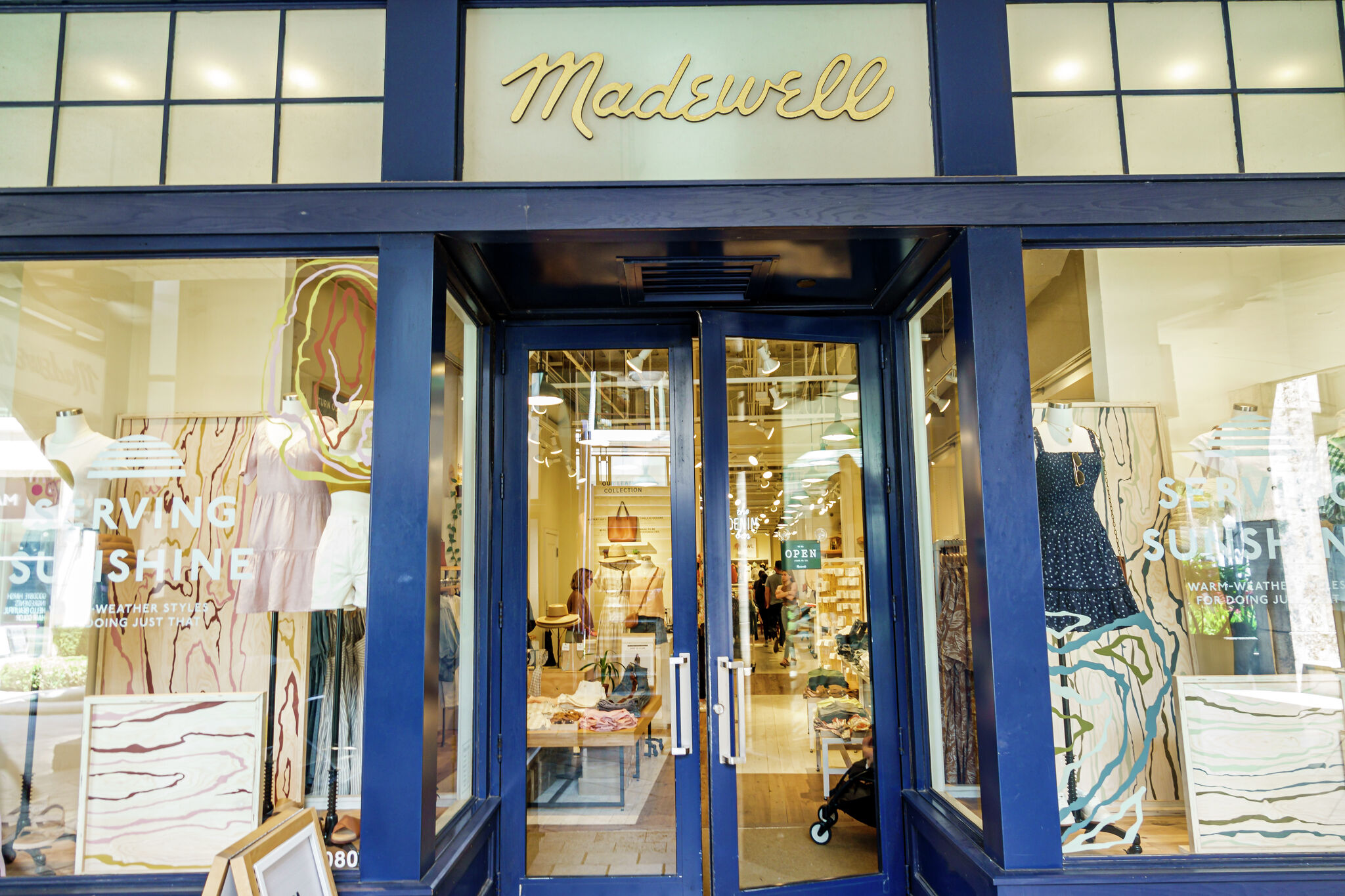 Madewell opens in Stuyvesant Plaza on Wednesday.