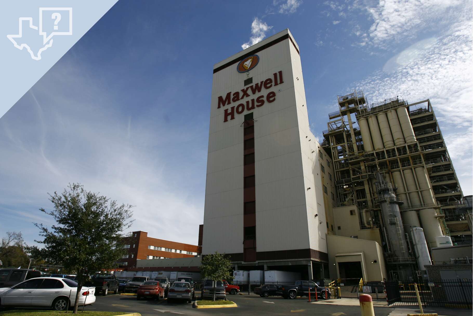 The former Maxwell House coffee plant at 3900 Harrisburg in Houston before it was acquired by the Maximus Coffee Group in 2006. 