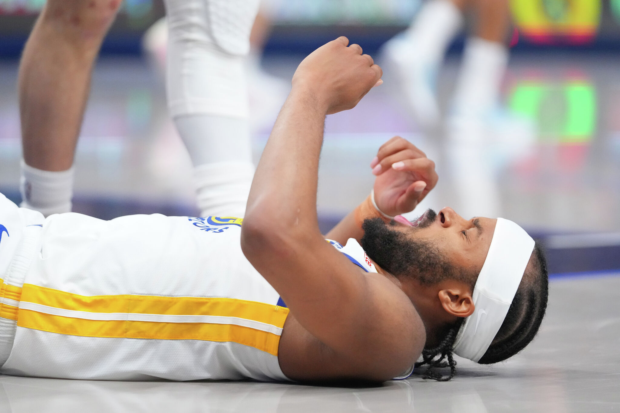 Moses Moody's gruesome injury deeply disturbed the Warriors - SFGATE