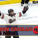 Anthony Delcarmine of New Canaan celebrates after scoring against Fairfield Prep in the CIAC Division I Boys Ice Hockey Championship at Quinnipiac University’s M&T Bank Arena in Hamden on March 23, 2026. New Canaan won 3-1.