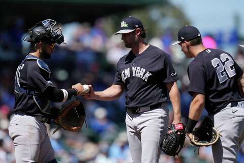 Cole makes second spring training outing after elbow surgery, allows ...