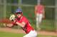 Bennett School first baseman Karson Reeder is seen during a high school sports academy baseball game in Houston, Wednesday, March 25, 2026.