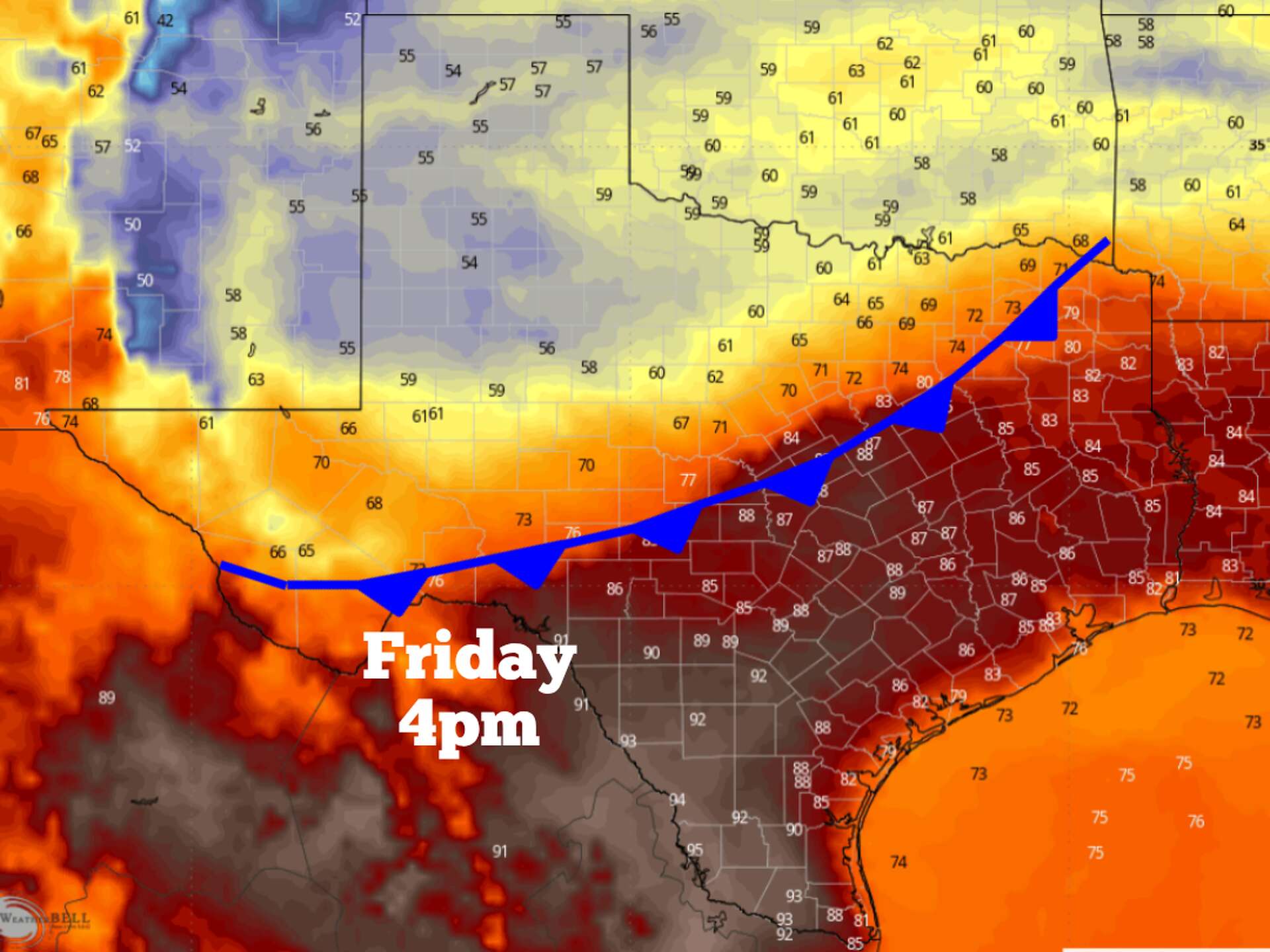 Next cold front will hit Texas on Friday. Here’s what to expect.