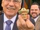 A bobblehead of Richard “Heatwave” Berler is shown after being recovered from a time capsule opened March 26, 2026, at Laredo International Airport.