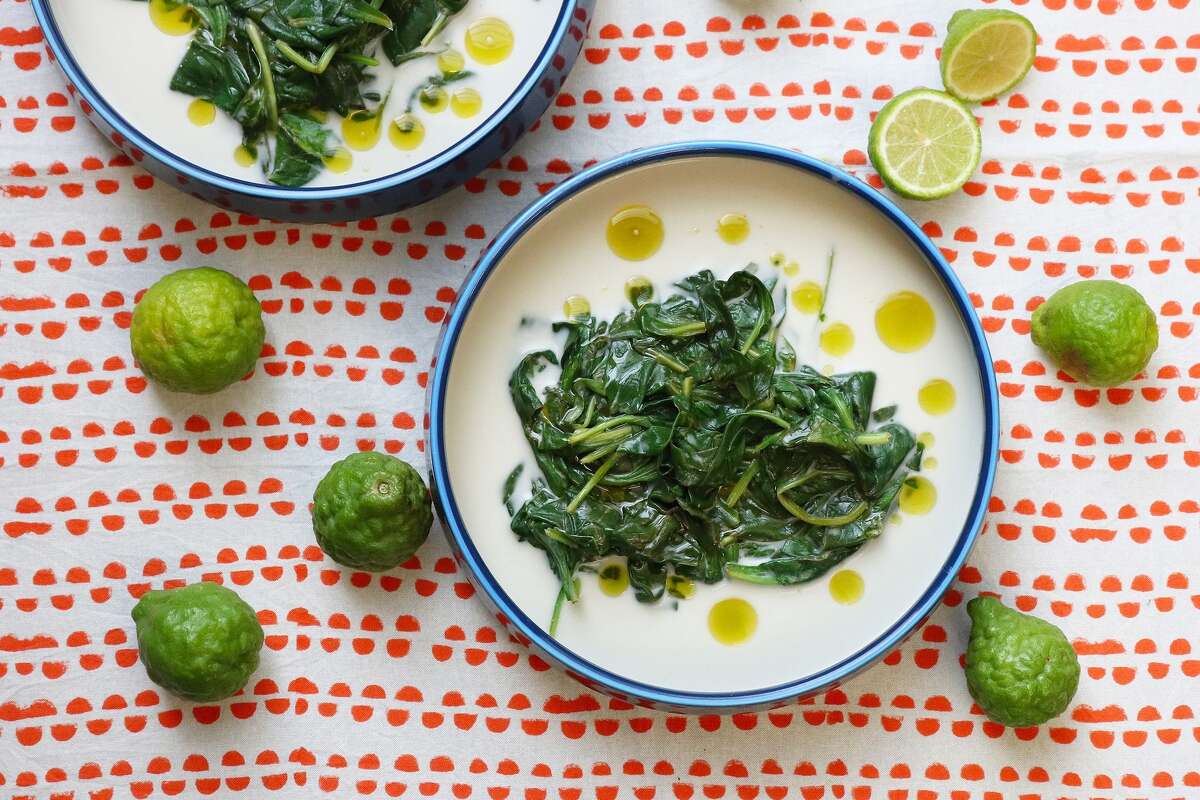 Spinach lime soup from Anita Jaisinghani
