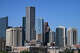 A view of the skyline in downtown Houston, Texas. Not pictured: an Elon Musk project (Photo by RONALDO SCHEMIDT / AFP) (Photo by RONALDO SCHEMIDT/AFP via Getty Images)