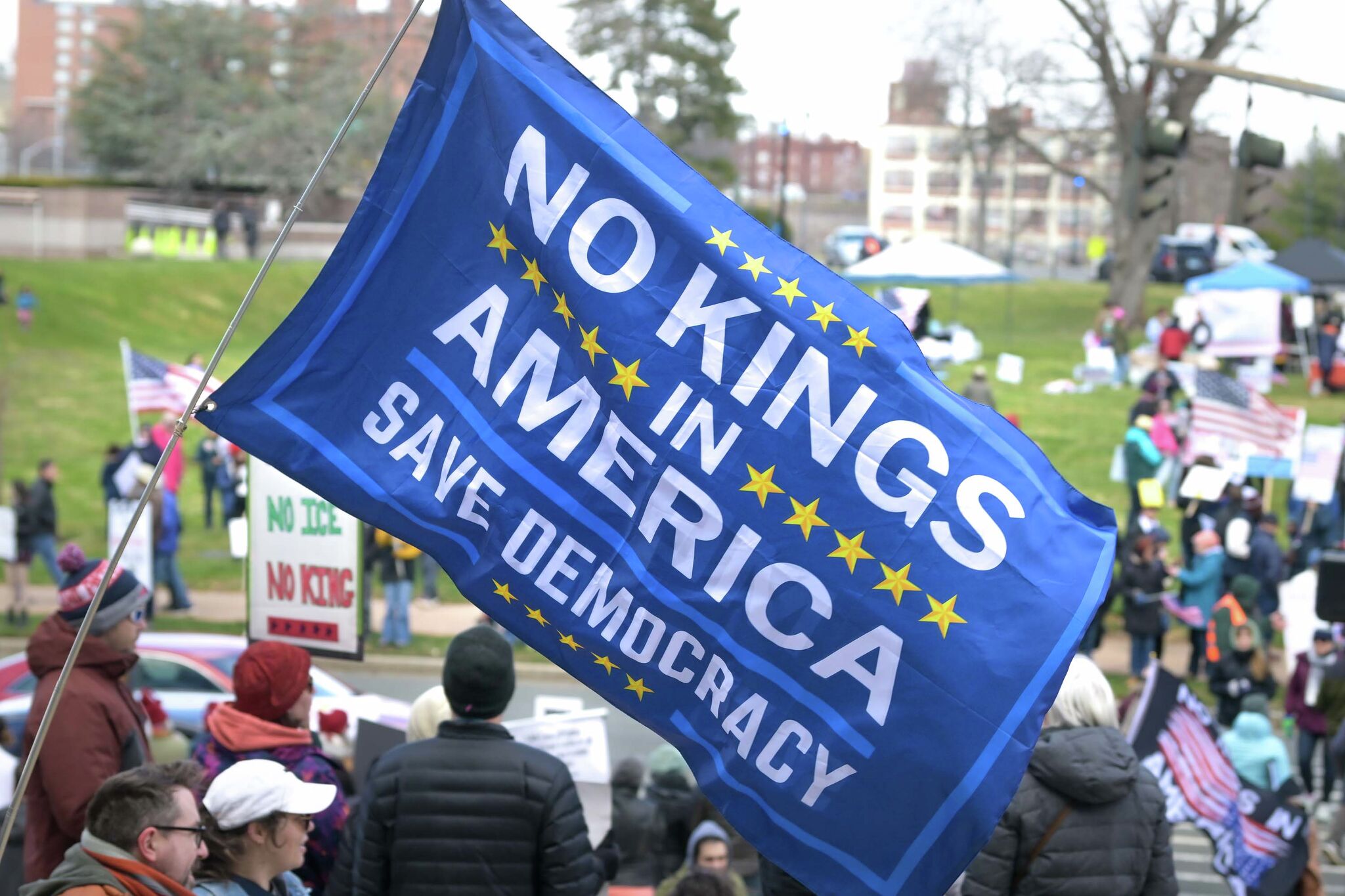 Connecticut ‘No Kings’ protests draw thousands, but fall short of expectations