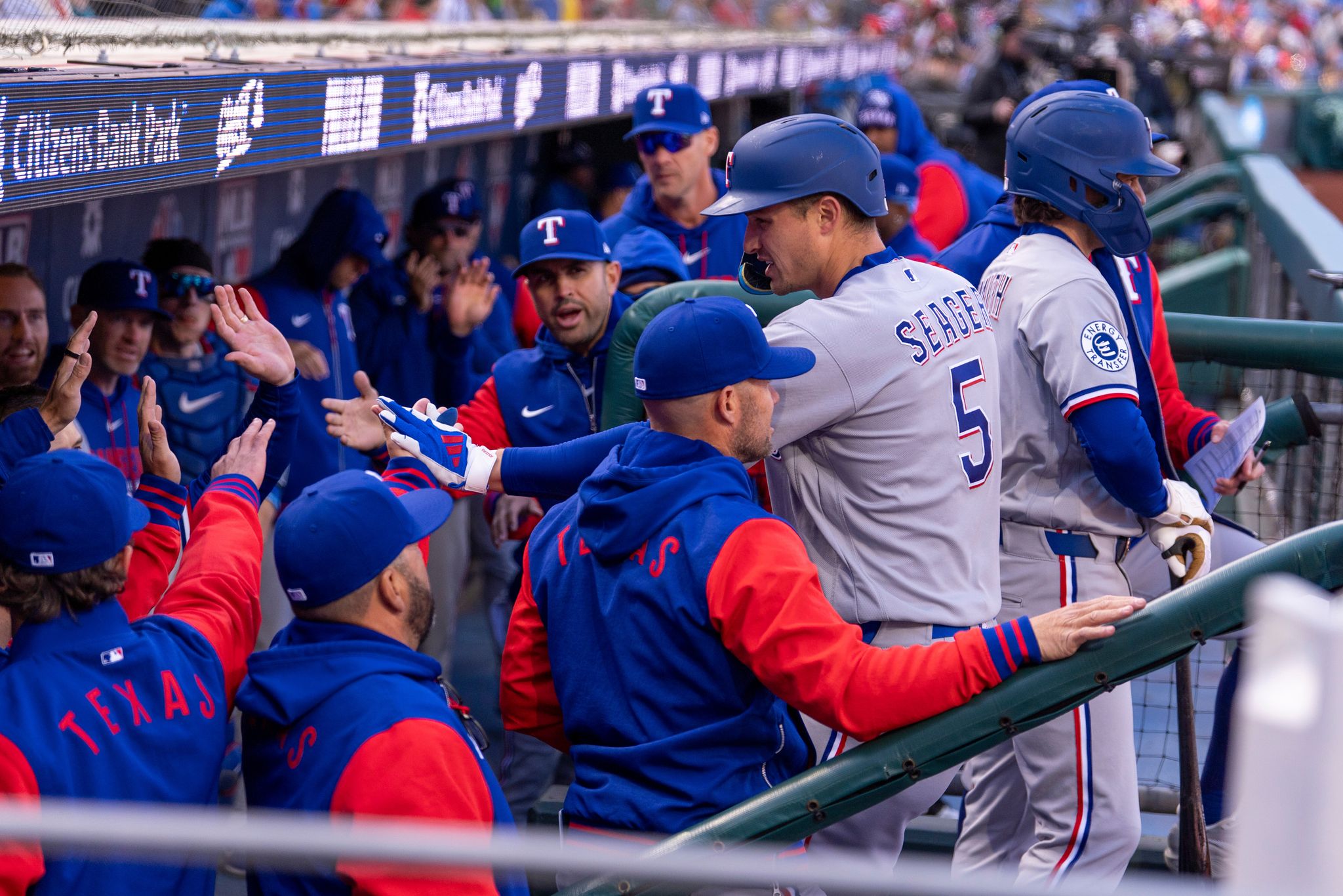 Redgate Rangers Seager, Rangers' first four hitters are out of the gate with a bang
