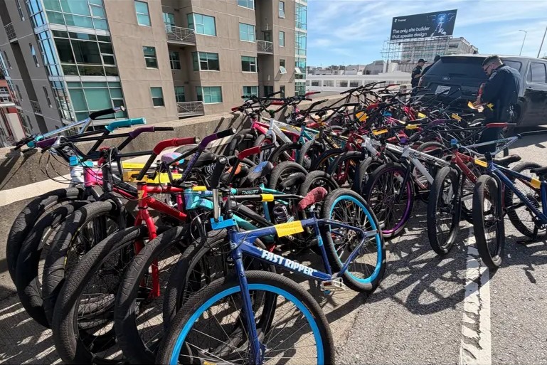 CHP, SFPD thwart attempt by 85 bicyclists to enter Bay Bridge