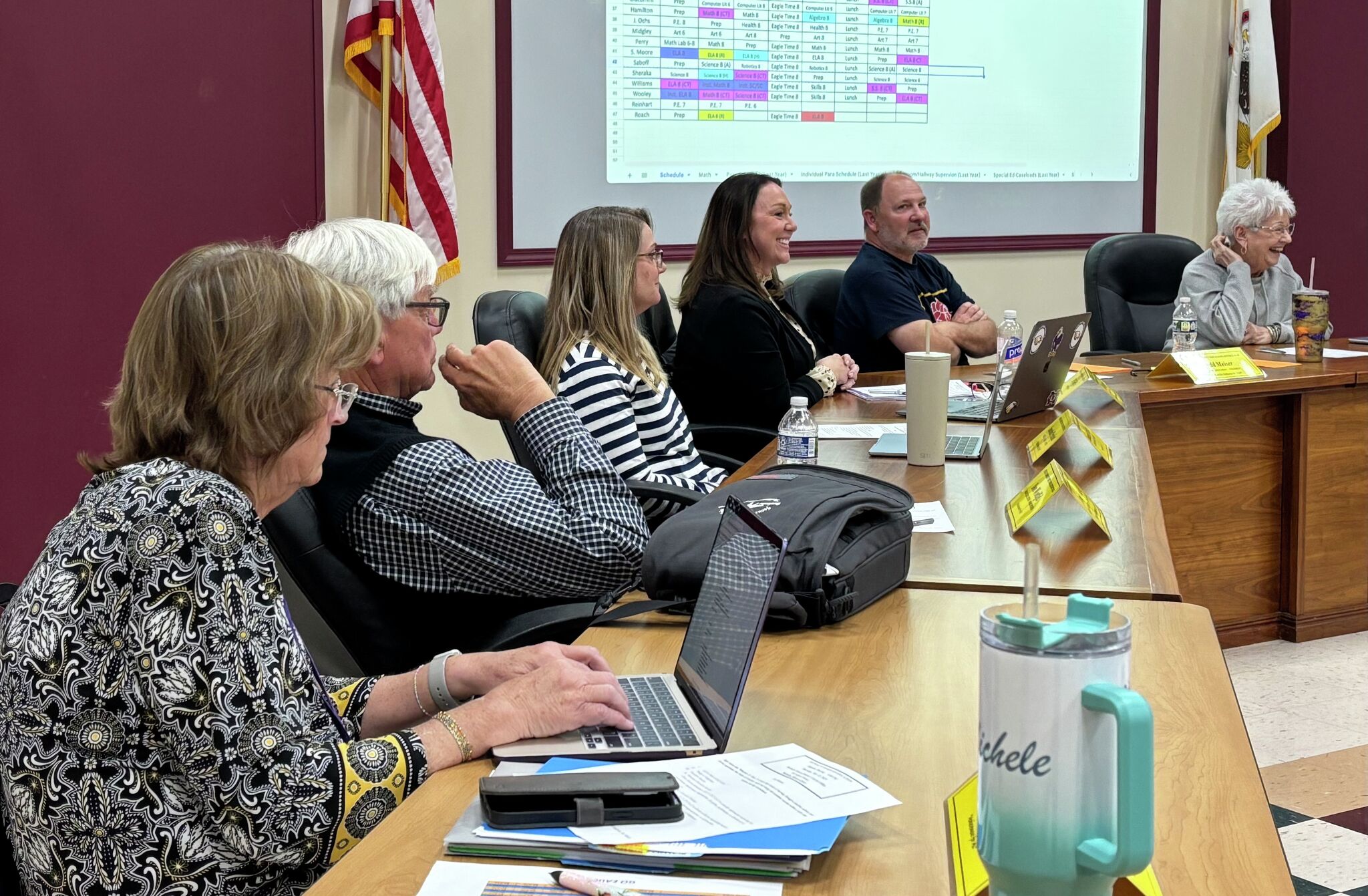 Alton area school board meetings for May