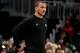 Boston Celtics head coach Joe Mazzulla watches play against the Atlanta Hawks in the first half of an NBA basketball game, Monday, March 30, 2026, in Atlanta.