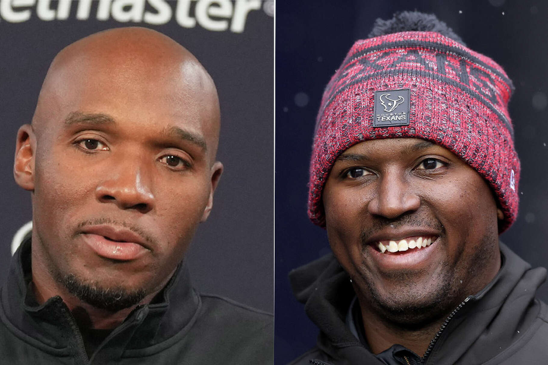 For the first time since the season ended, Texans coach DeMeco Ryans addressed the decision to part ways with QBs coach Jerrod Johnson (right). 