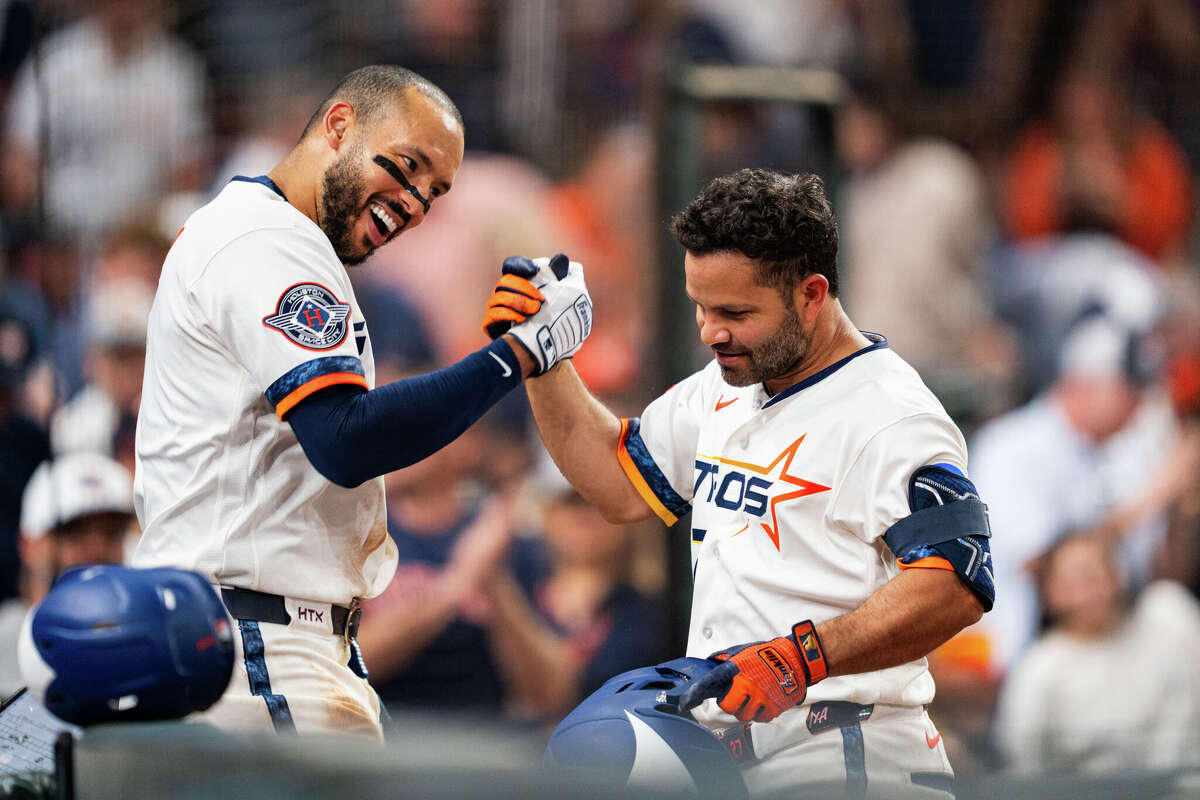 Carlos Correa looked a lot like he did in 2017 against the Boston Red Sox on Monday night. 