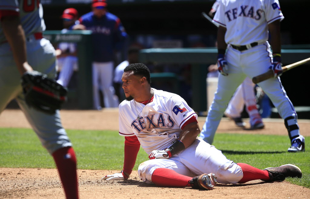Photos: Ryan Rua stares at a levitating bat; Martin Perez, Delino ...