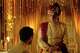 This image released by Vertical Entertainment shows Riz Ahmed, left, and Art Malik in a scene from "Hamlet." (Vertical Entertainment via AP)