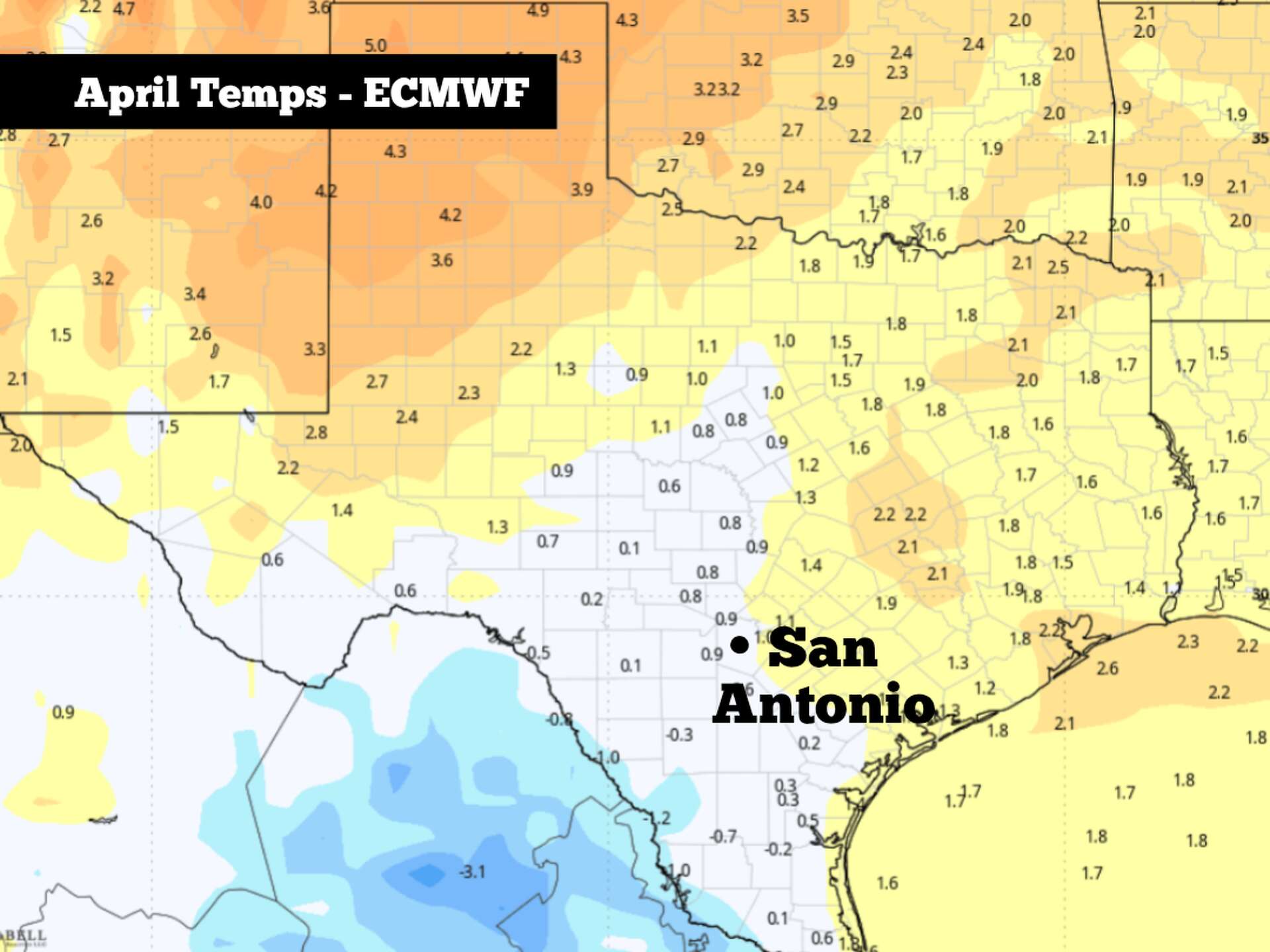 After record-warm March in Texas, here’s what’s coming in April