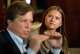 Mark Lanier, founding attorney of The Lanier Law Firm, and his attorney daughter Sarah Lanier are shown at the Lanier Theological Library and Learning Center in Houston Wednesday, April 1, 2026.