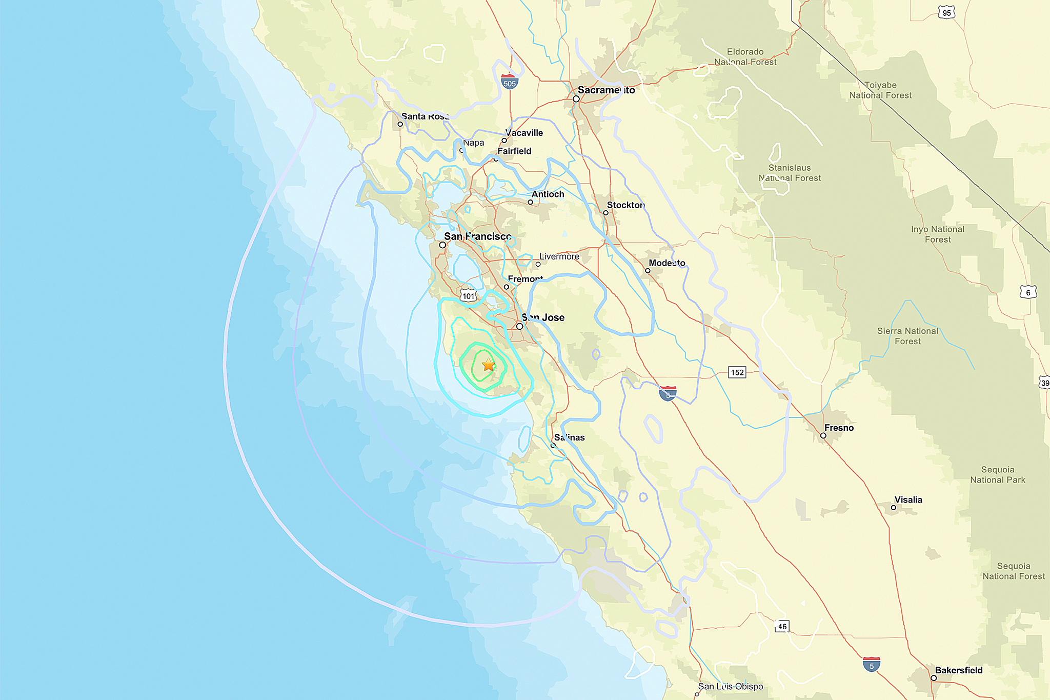 Strong earthquake jolts Bay Area in early morning hours