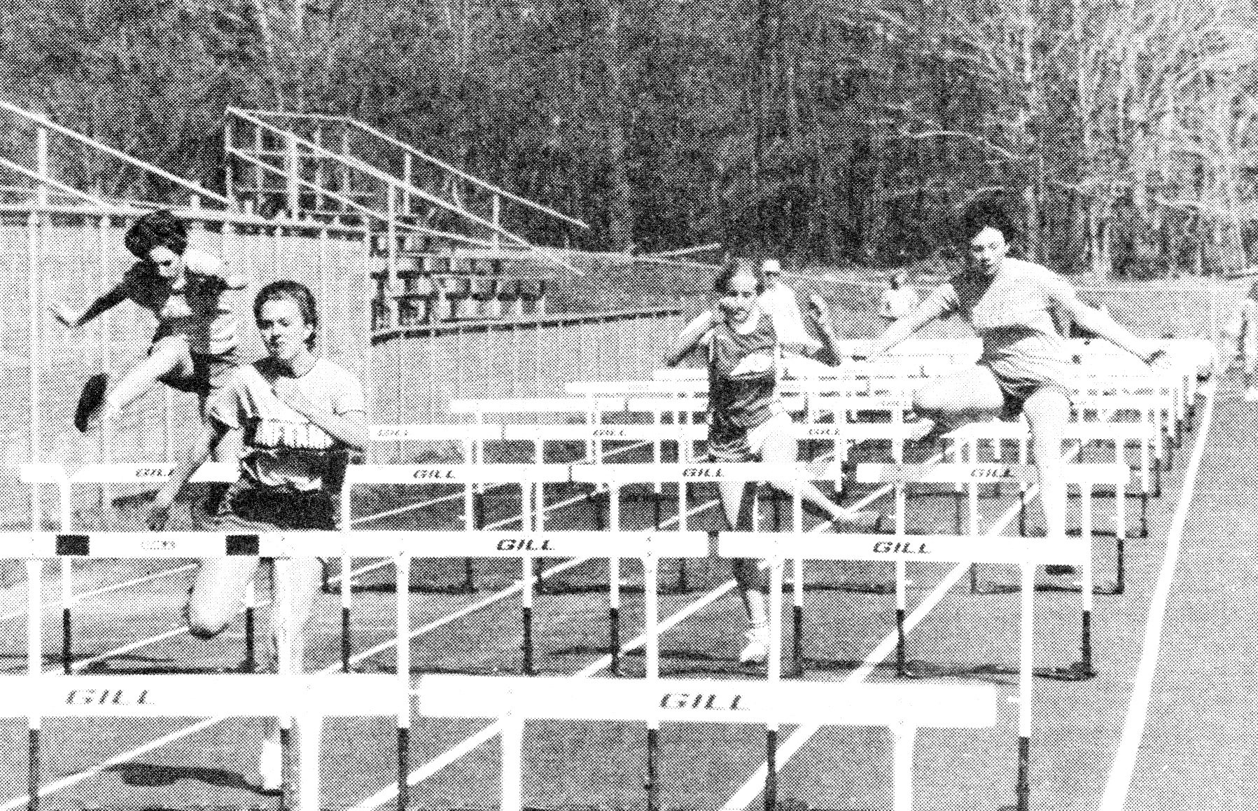 In 1986, girls track teams prep for season