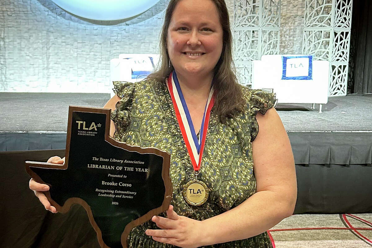 Houston ISD librarian Brooke Corso is the state's librarian of the year, the Texas Library Association announced at its annual conference Monday.