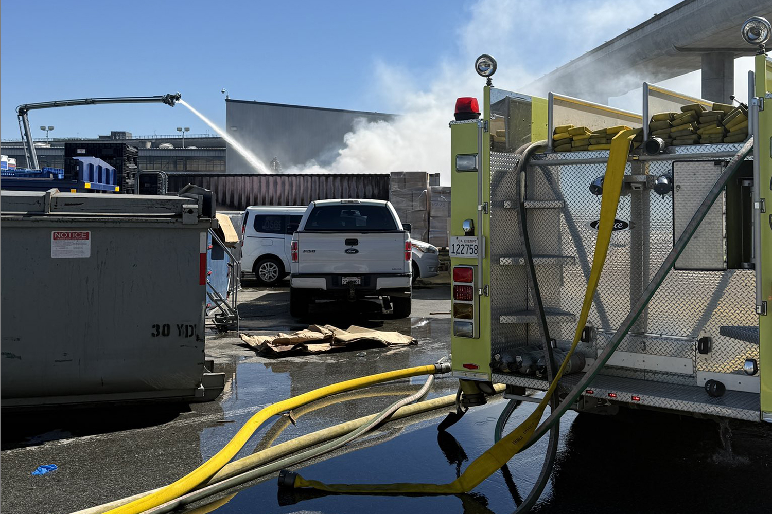Investigation underway for 1-alarm fire in secure area at SFO