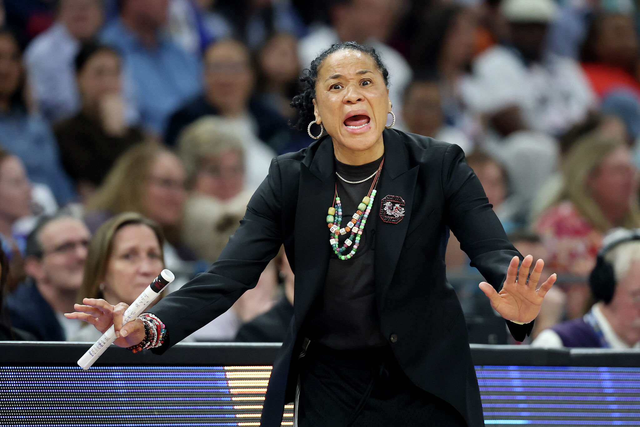 Dawn Staley says Geno Auriemma's actions distracted from South Carolina win: 'Little disheartening'