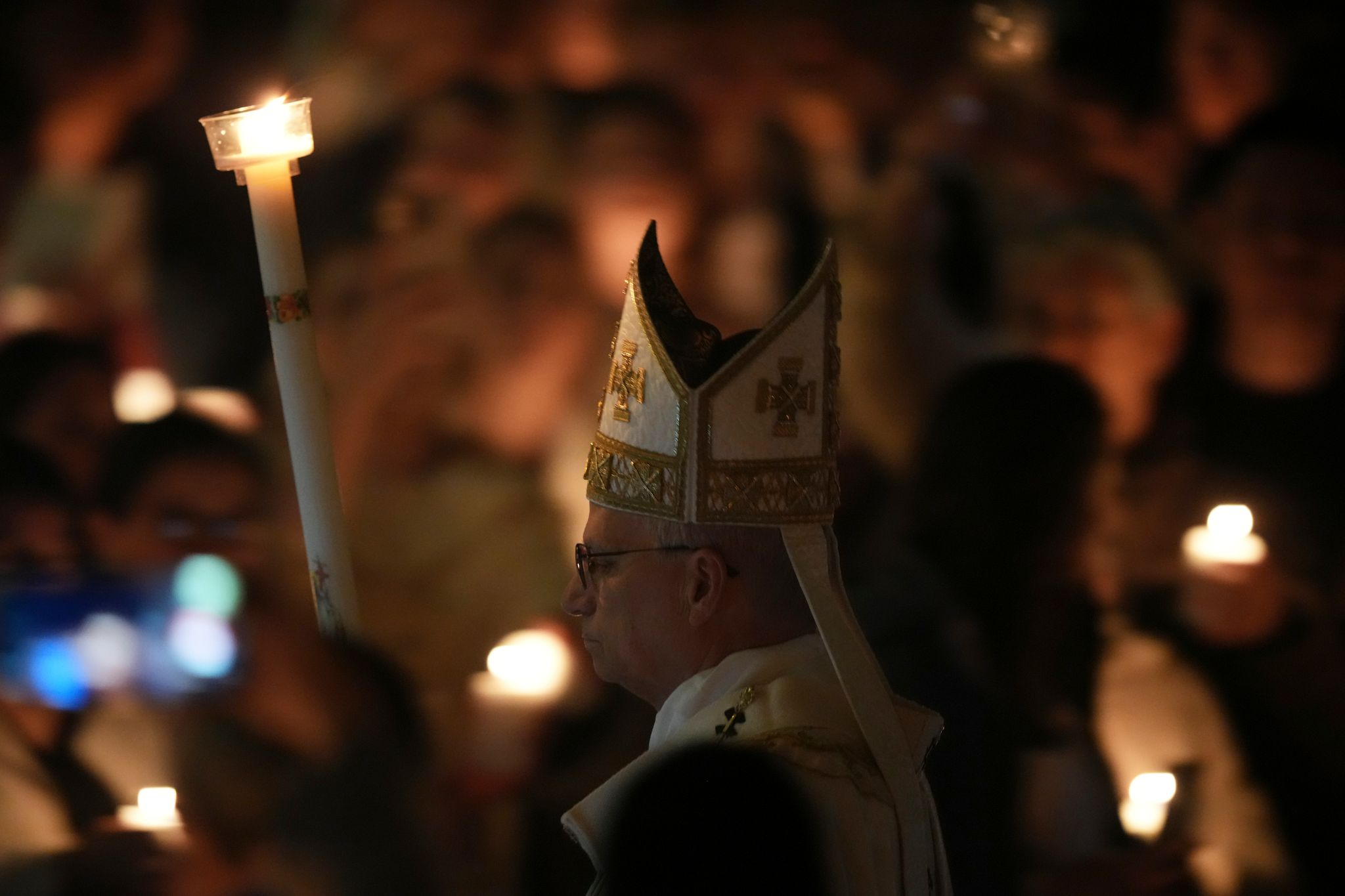 Pope Leo XIV celebrates first Easter vigil, calls for harmony and peace ...
