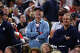 Actor Bill Murray watches the Connecticut Huskies play against the Illinois Fighting Illini in the Final Four of the 2026 NCAA Men's Basketball Tournament at Lucas Oil Stadium on April 04, 2026 in Indianapolis, Indiana.