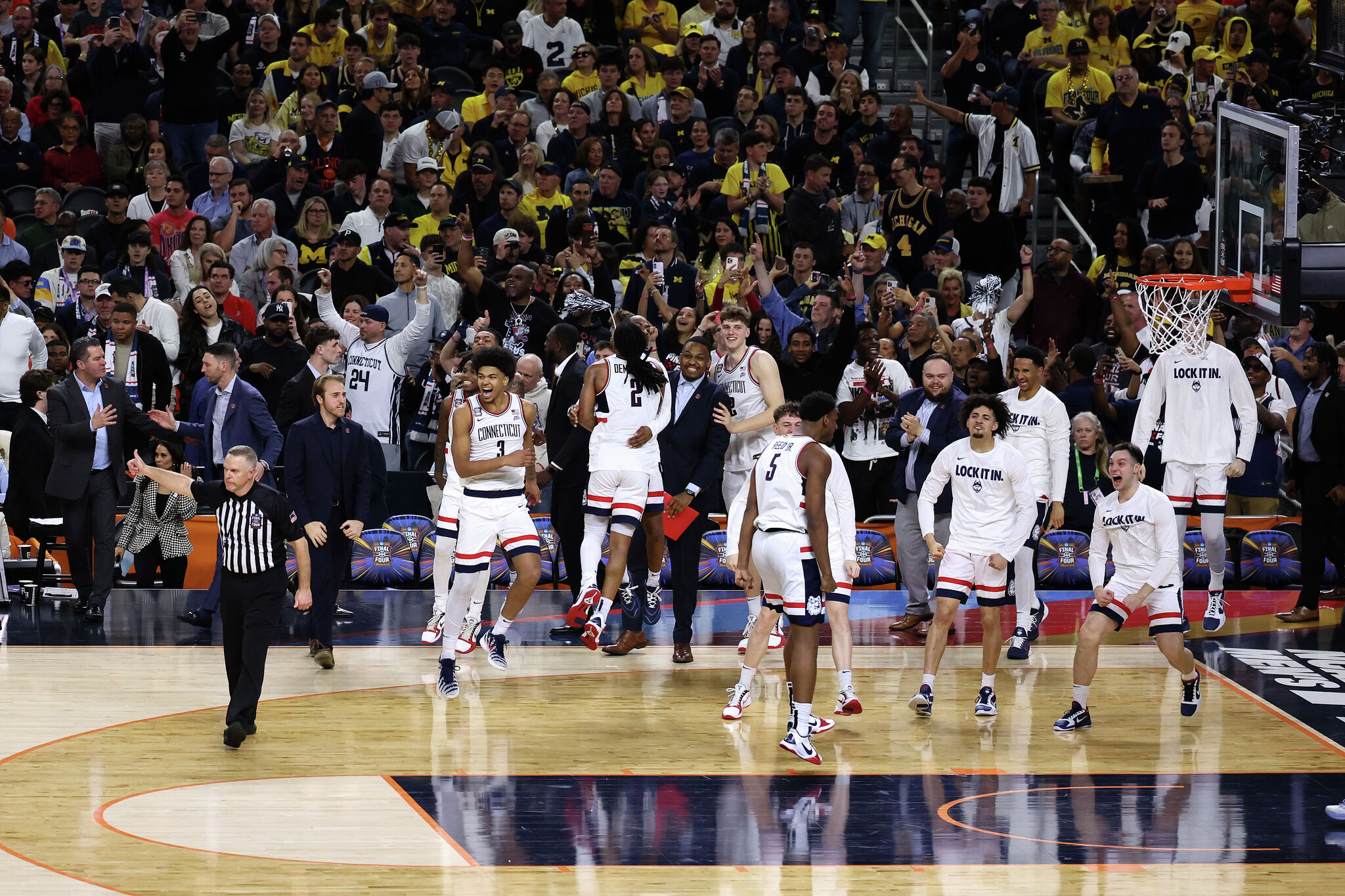 UConn men's basketball vs. Michigan in NCAA title game: Time, TV and what you need to know
