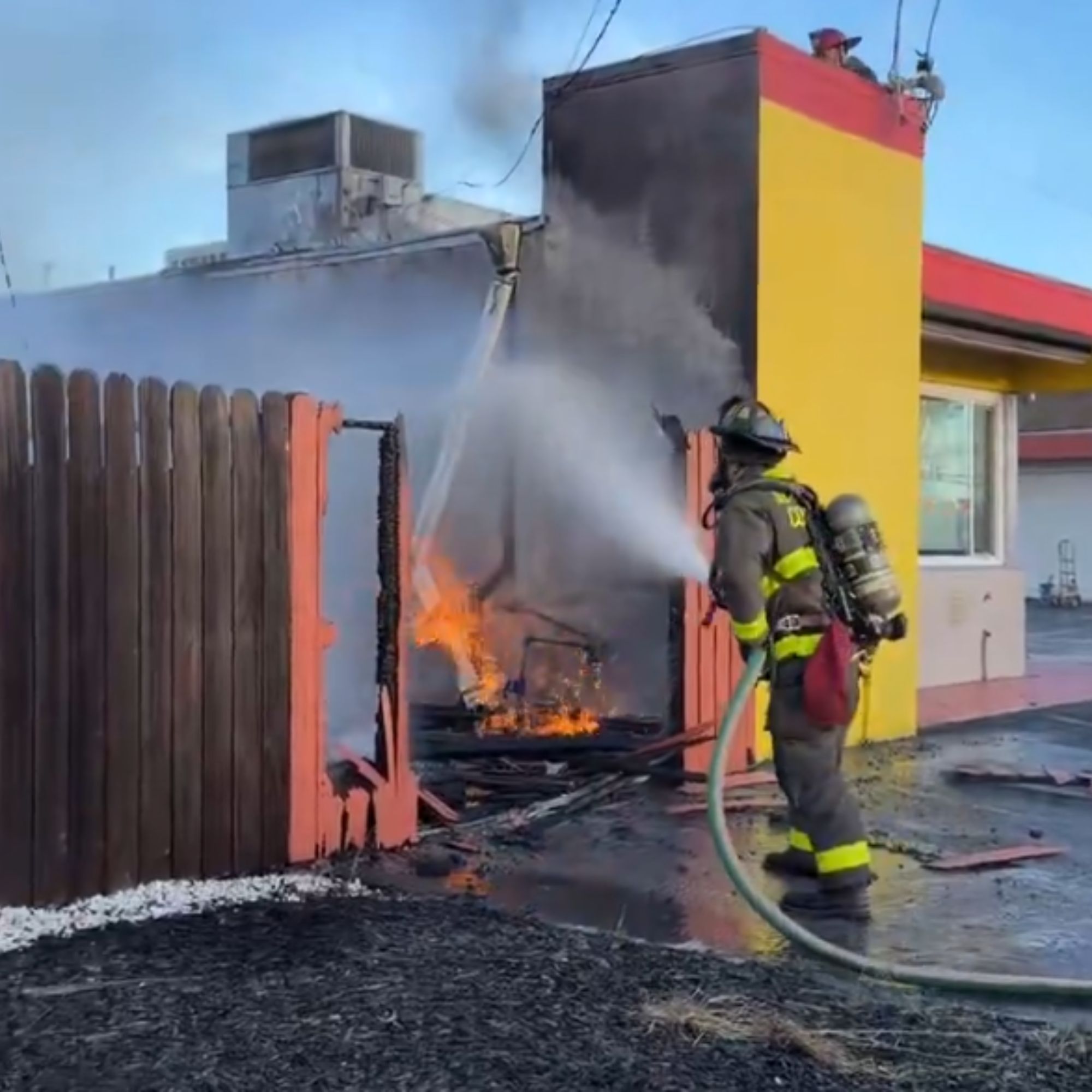 Moderate Fire Building San Leandro: Crews Extinguish Moderate Building Fire Sunday Evening