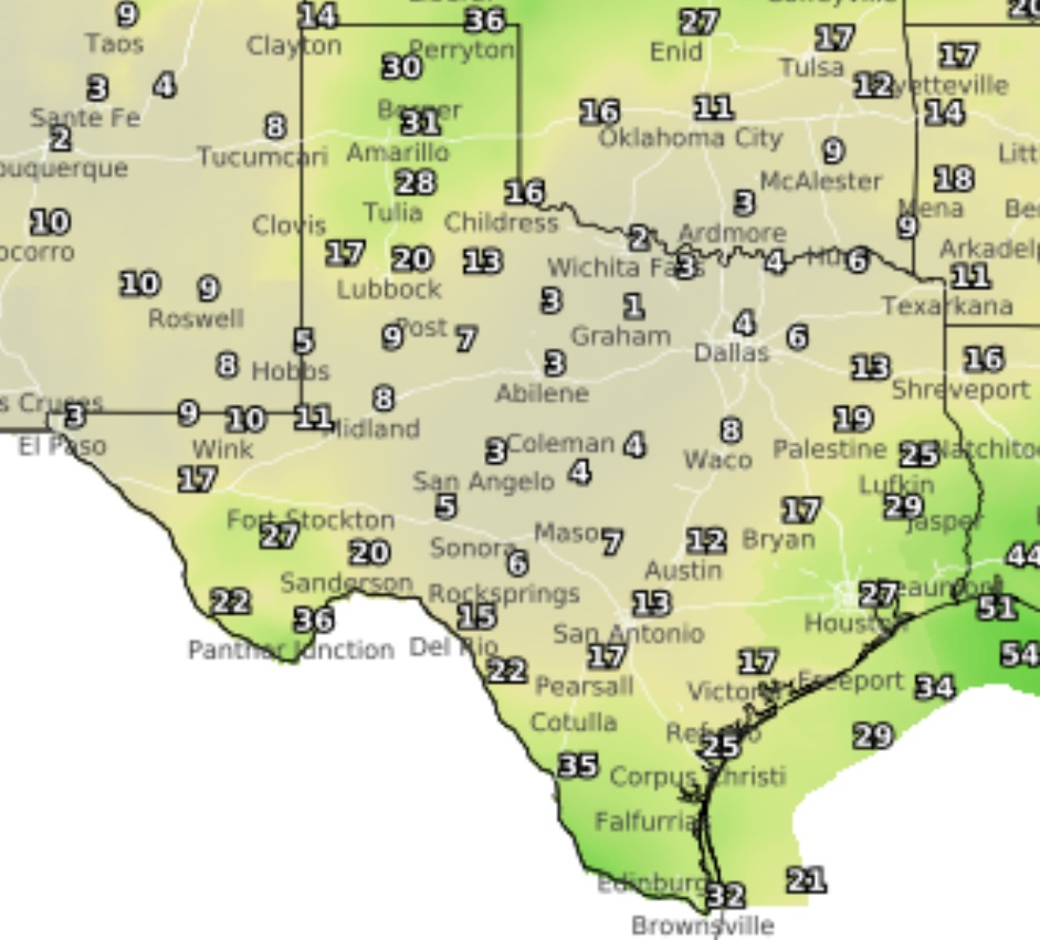 Three Rivers Tx Weather Map More rain in Laredo forecast after Easter storms end lengthy dry spell