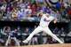 Texas Rangers pitcher Jalen Beeks delivers during the sixth inning of a baseball game against the Seattle Mariners at Globe Life Field on Monday, April 6, 2026, in Arlington.