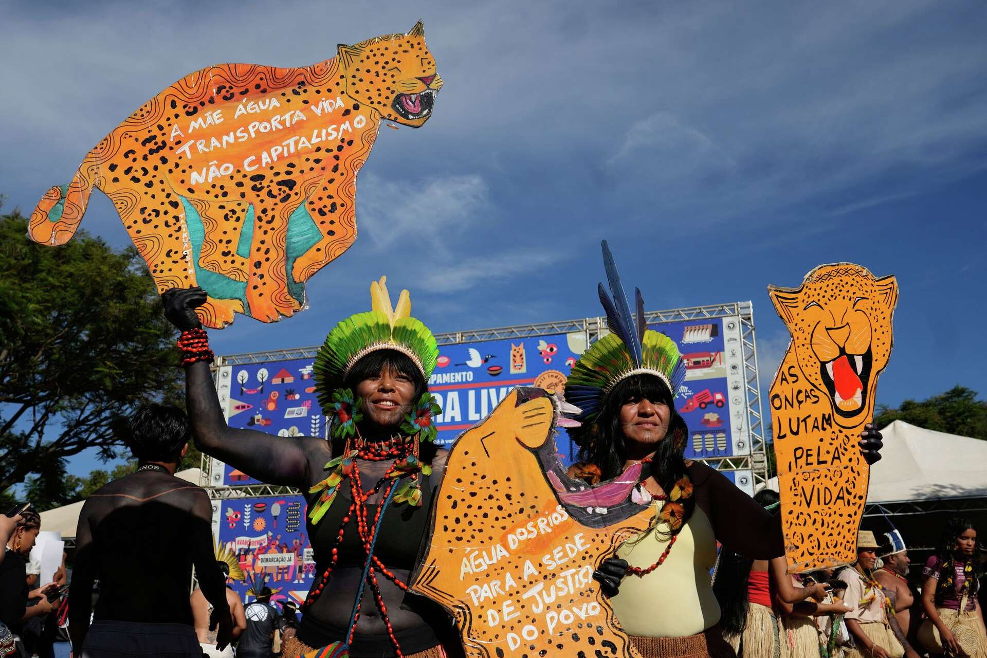 In Brazil's capital, Indigenous leaders rally as land disputes and mining  pressures grow