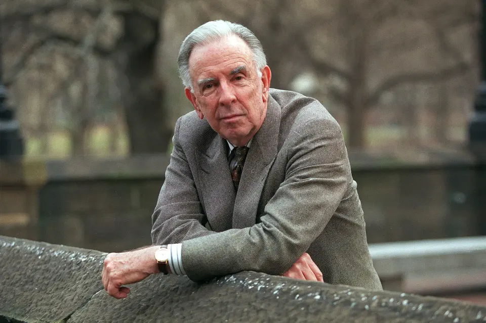 Composer Carlisle Floyd poses in New York
