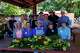 Harvests benefit area food pantries. Cynthia Jones is first row, center