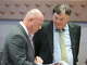 Convicted Gilgo Beach serial killer Rex Heuermann confers with his attorney Michael Brown during a court hearing at Suffolk County Court on June 17, 2025 in Riverhead, New York.