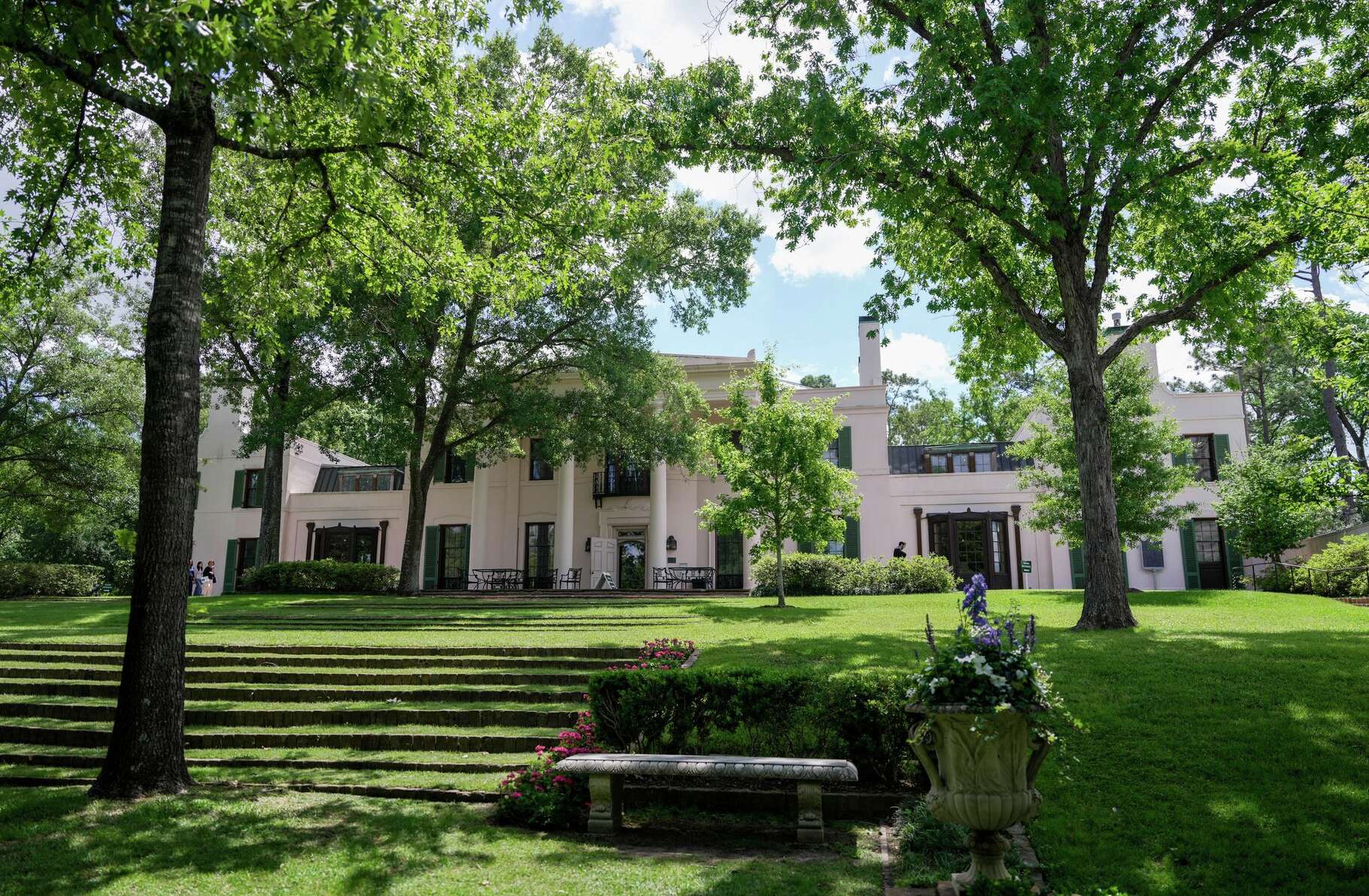 Ima Hogg's historic former home and gardens at Bayou Bend Collection and Gardens is photographed in Houston, Wednesday, April 8, 2026.