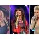 This combination of images shows Miranda Lambert, from left, Ella Langley, and Megan Moroney.