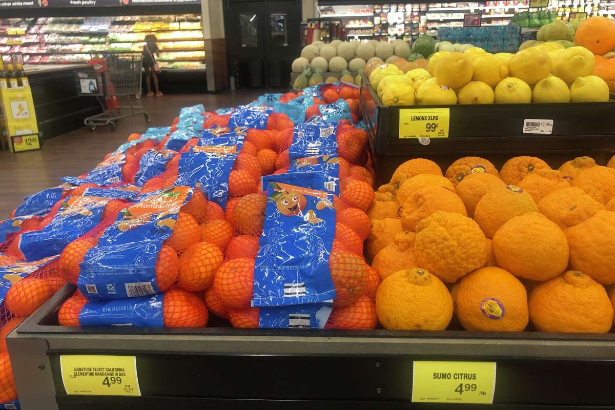 Fresh produce at a Randalls in Houston, Texas.