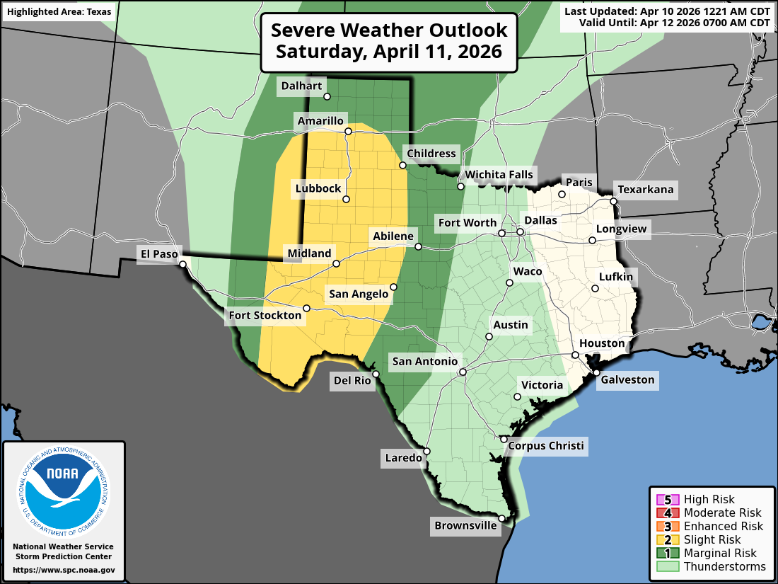 Severe weather threats coming into focus for West Texas storms expected tomorrow