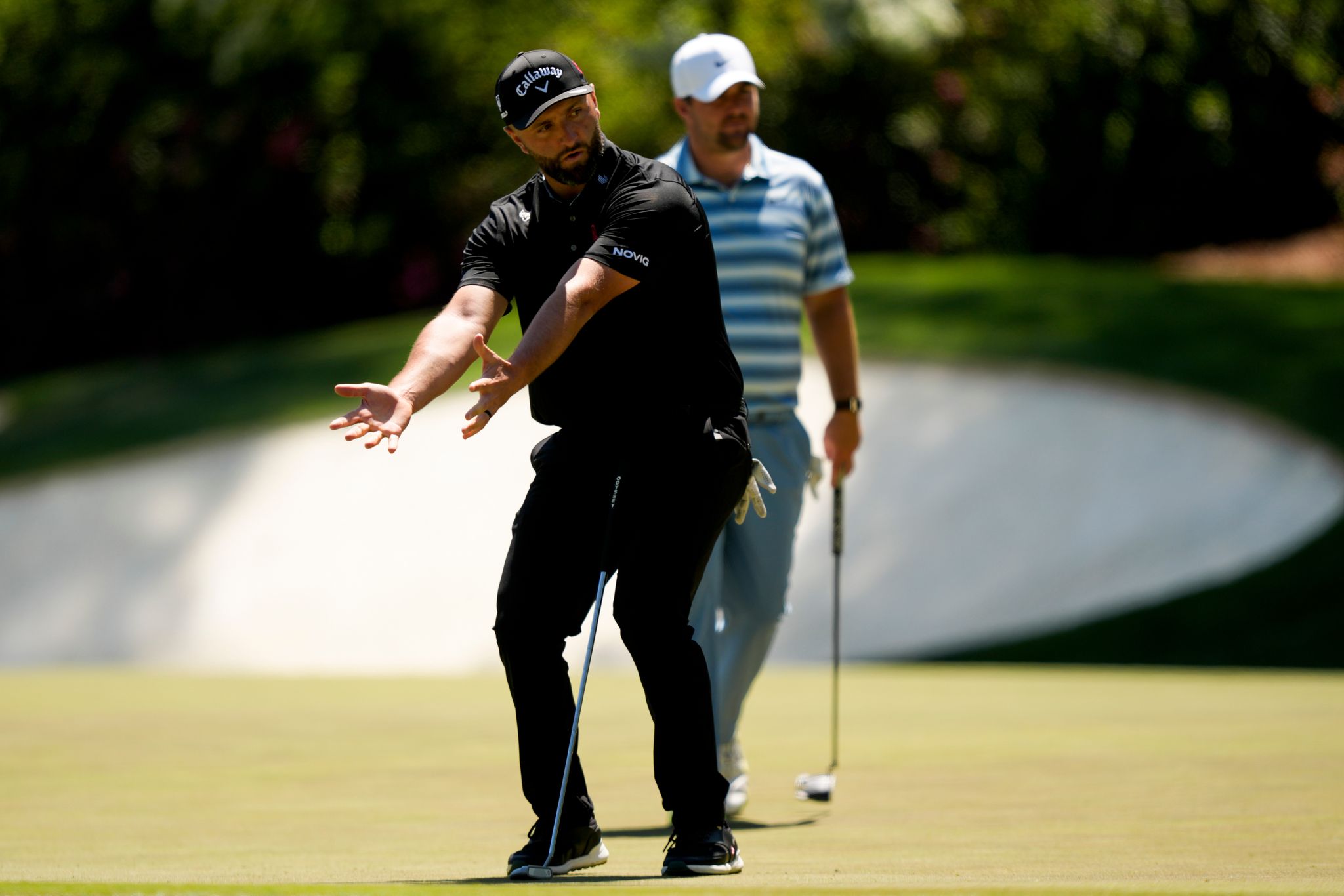 Garcia-Rahm pairing produces early hijinks when Sergio slams his club ...