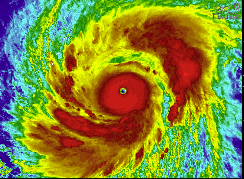Super Typhoon Sinlaku nears Guam and Northern Marianas