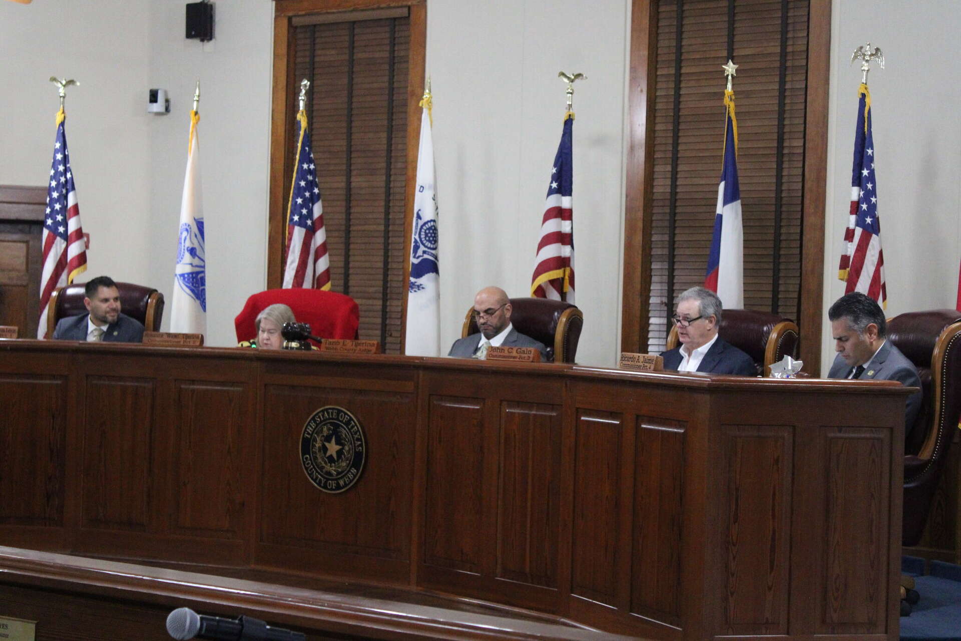 Webb County officials bring Commissioners Court meeting to students