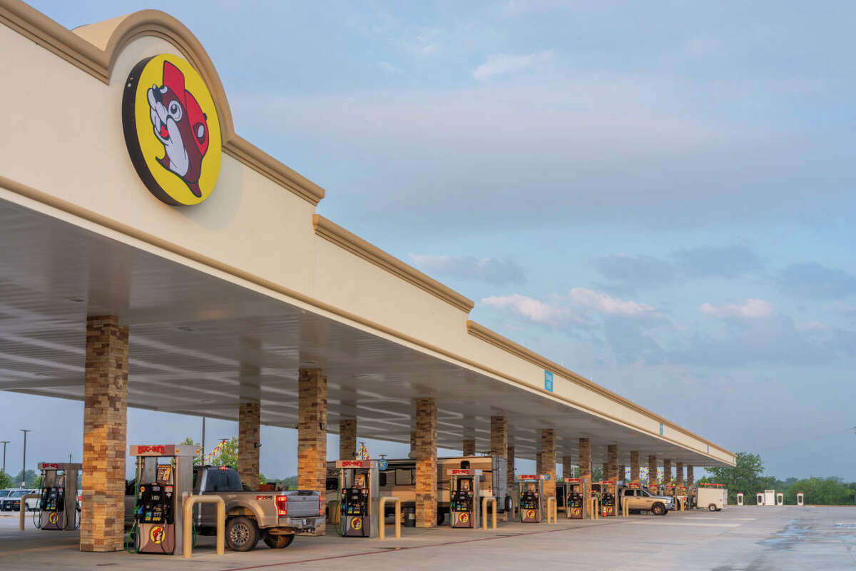  Just a few of the gas pumps at Buc-ee's (Photo by Brandon Bell/Getty Images)