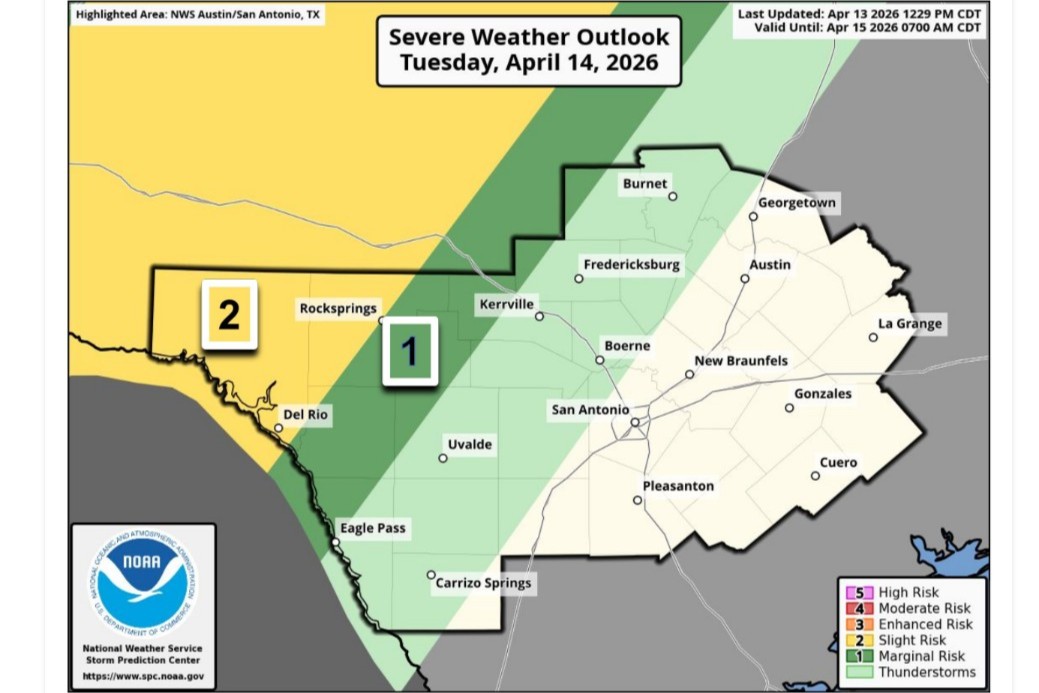 Storms likely across Texas: Here's what Austin can expect Tuesday