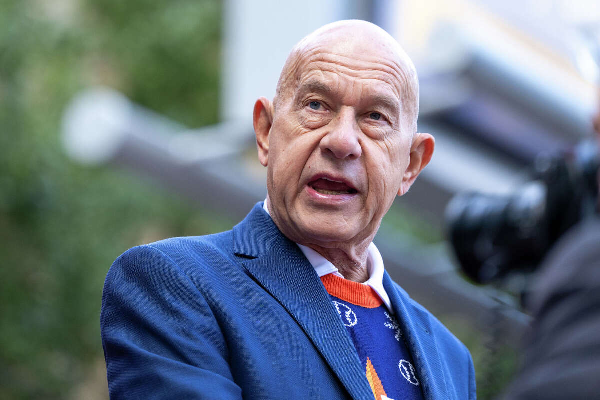 Houston Mayor John Whitmire speaks out after the state pulls $110 million in public safety funding, calling the move a 'crisis situation' for the city. (Photo by Marcus Ingram/Getty Images)